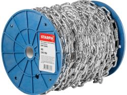 Цепь сварная короткозвенная оцинкованная М5 DIN 766 (бухта 30м) (SMP-63685-30) - фото