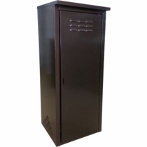 Шкаф для газового баллона (коричневый) - фото